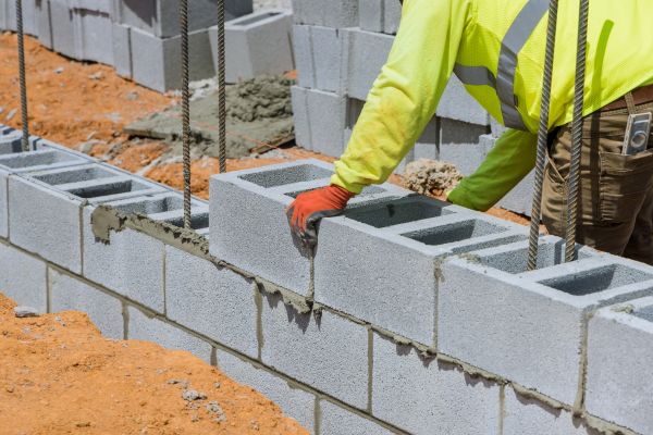 Concrete Blocks Installation in Haverhill