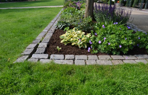 Stone Edging Installation in Haverhill