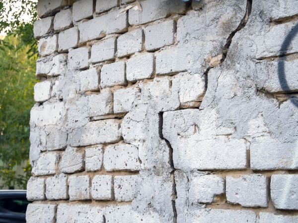 Cracked Brick Wall Repair in Haverhill
